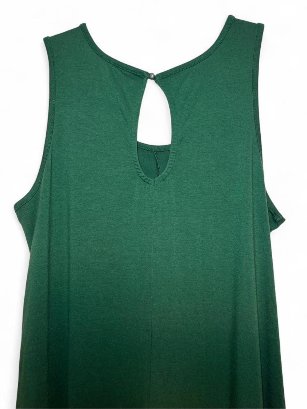 Emerald Green Knit Jumpsuit, XL - Picture 5 of 6